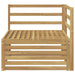 Sofa Colțar pentru Exterior Lemn Solid de Acacia Alb - WALTI WALTI