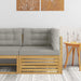 Sofa Colțar pentru Exterior Lemn Solid de Acacia Alb - WALTI WALTI