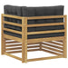 Sofa Colțar pentru Exterior Lemn Solid de Acacia Alb - WALTI WALTI