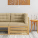 Sofa Colțar pentru Exterior Lemn Solid de Acacia Alb - WALTI WALTI