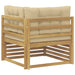 Sofa Colțar pentru Exterior Lemn Solid de Acacia Alb - WALTI WALTI