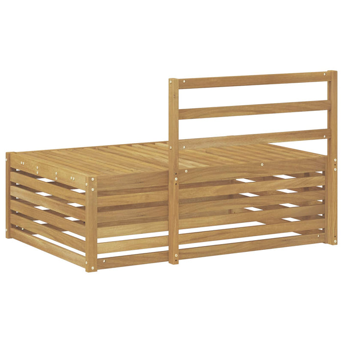 Canapea de exterior cu braț final Alb 115 x 83 x 73 cm - WALTI WALTI
