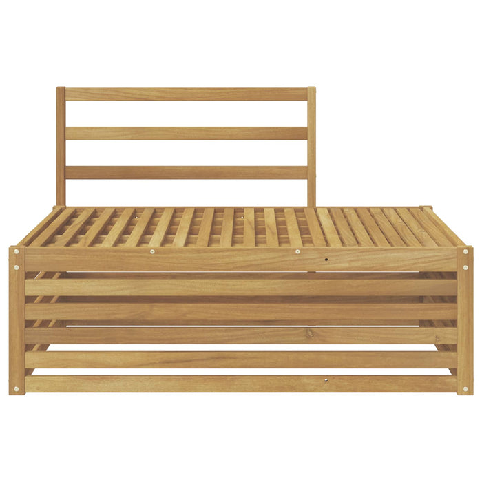Canapea de exterior cu braț final Alb 115 x 83 x 73 cm - WALTI WALTI