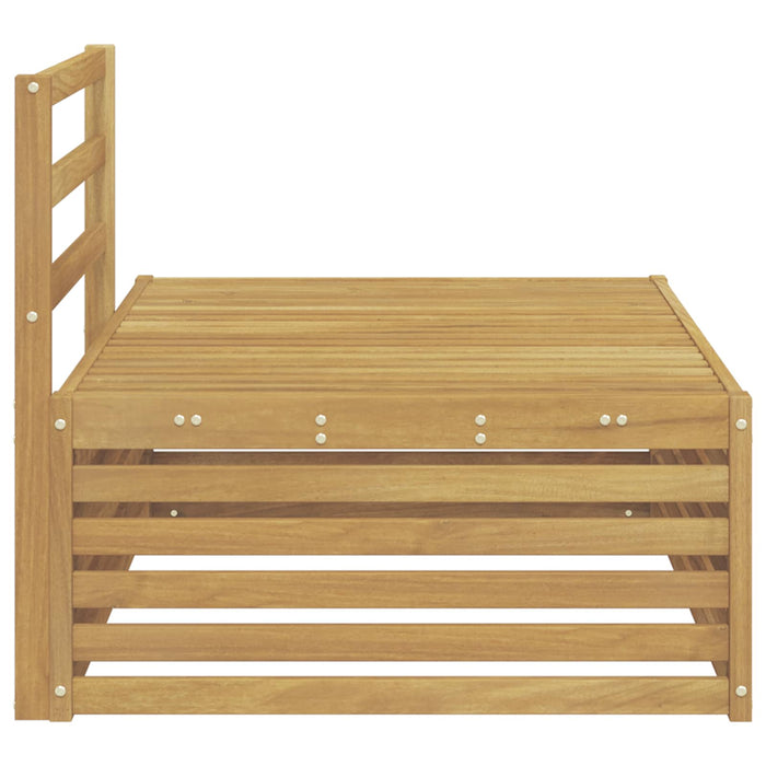 Canapea de exterior cu braț final Alb 115 x 83 x 73 cm - WALTI WALTI