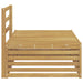 Canapea de exterior cu braț final Alb 115 x 83 x 73 cm - WALTI WALTI