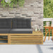 Canapea de exterior Alb 115 x 83 x 73 cm Lemn Solid de Acacia - WALTI WALTI