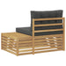 Canapea de exterior Alb 115 x 83 x 73 cm Lemn Solid de Acacia - WALTI WALTI
