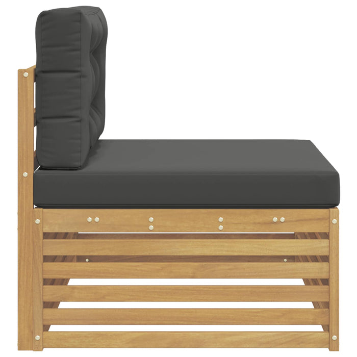 Canapea de exterior Alb 115 x 83 x 73 cm Lemn Solid de Acacia - WALTI WALTI