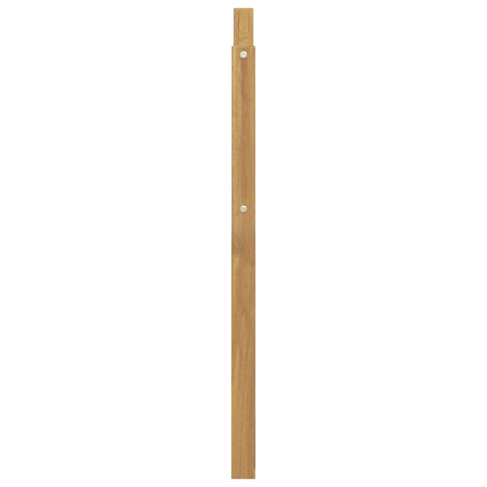 Modul Spătar Alb 79 x 4 x 73 cm Lemn Solid de Acacia WALTI