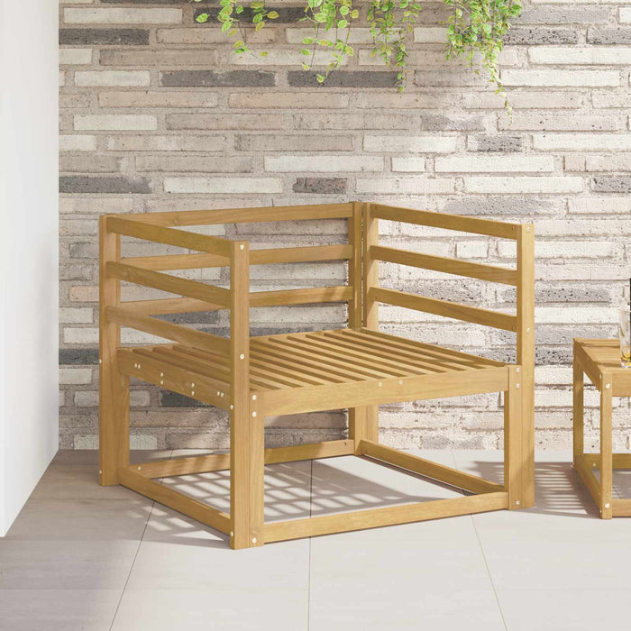 Modul cotiere 2 pcs Alb 79 x 4 x 73 cm Lemn Solid de Acacia WALTI