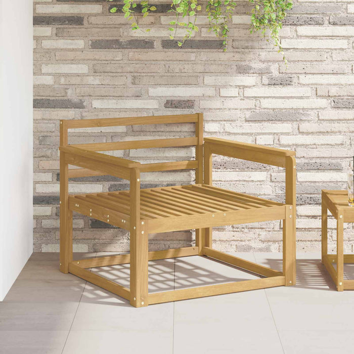 Modul cotiere 2 pcs Alb 79 x 6 x 61 cm Lemn Solid de Acacia WALTI