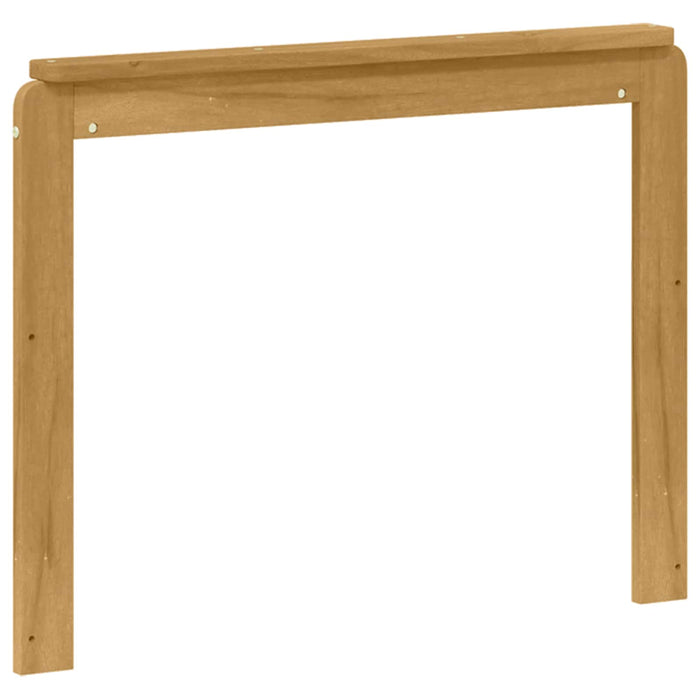 Modul cotiere 2 pcs Alb 79 x 6 x 61 cm Lemn Solid de Acacia WALTI