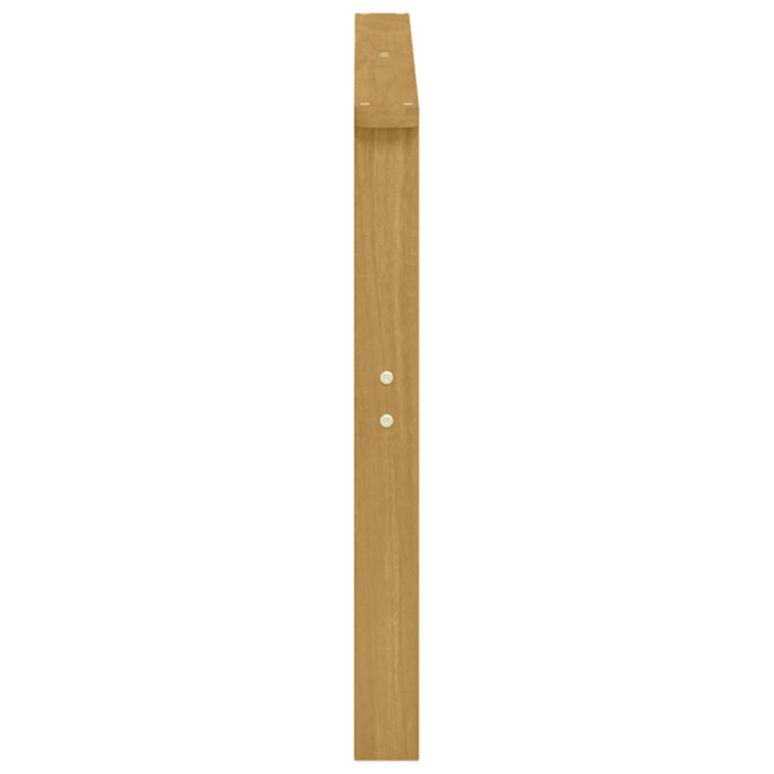 Modul de brate 2 pcs Alb 80 x 6 x 61 cm Lemn Solid de Acacia WALTI