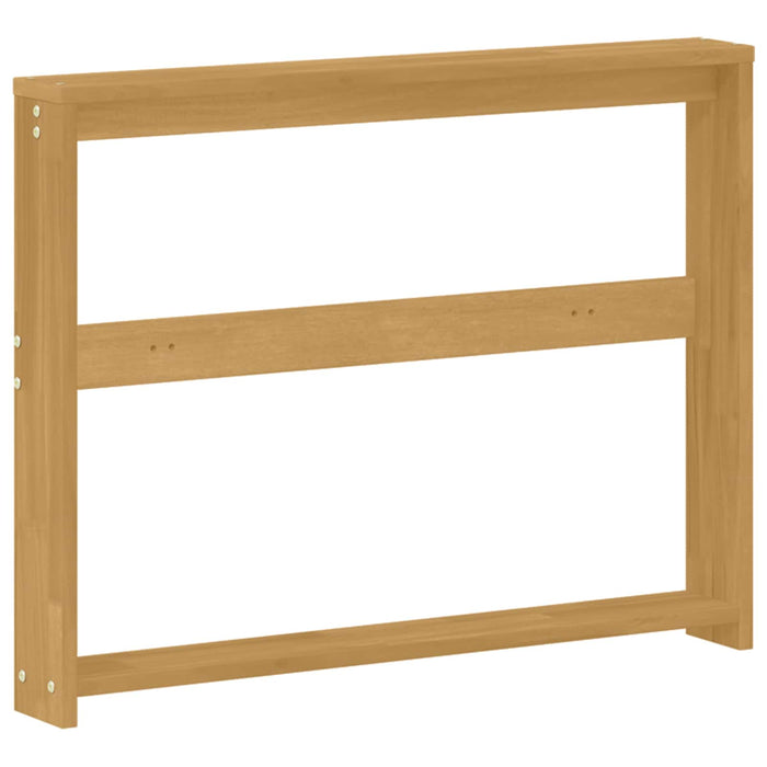 Modul Cotieră 2 pcs Alb 78,5 x 10 x 61 cm Lemn Solid de Acacia WALTI