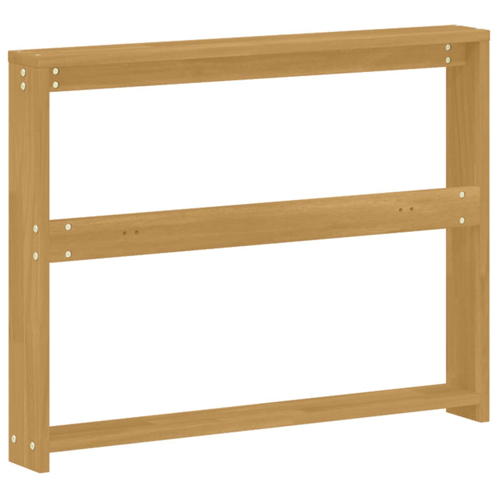 Modul Cotieră 2 pcs Alb 78,5 x 10 x 61 cm Lemn Solid de Acacia WALTI