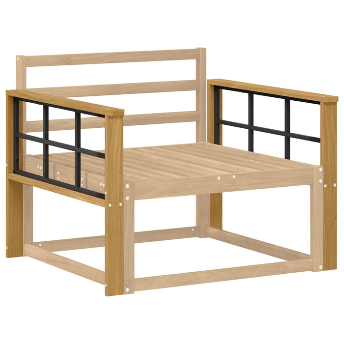Modul cotiere 2 pcs Alb 80 x 6 x 61 cm Lemn Solid de Acacia WALTI