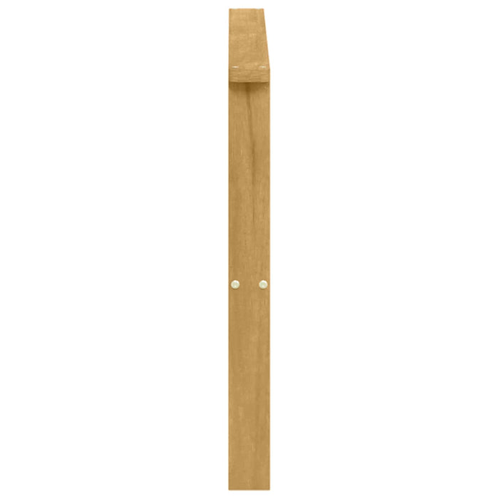 Modul cotiere 2 pcs Alb 80 x 6 x 61 cm Lemn Solid de Acacia WALTI
