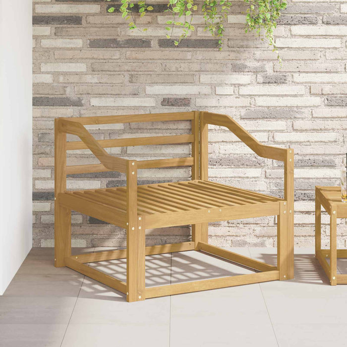 Modul cotiere 2 pcs Alb 79 x 4 x 73 cm Lemn Solid de Acacia WALTI