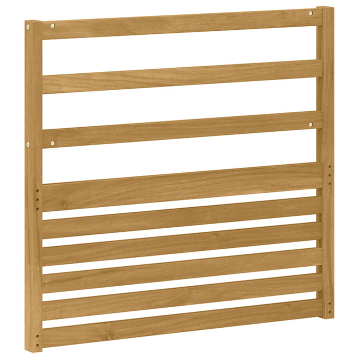 Modul Cotieră 2 pcs Alb 79 x 4 x 73 cm Lemn Solid de Acacia WALTI