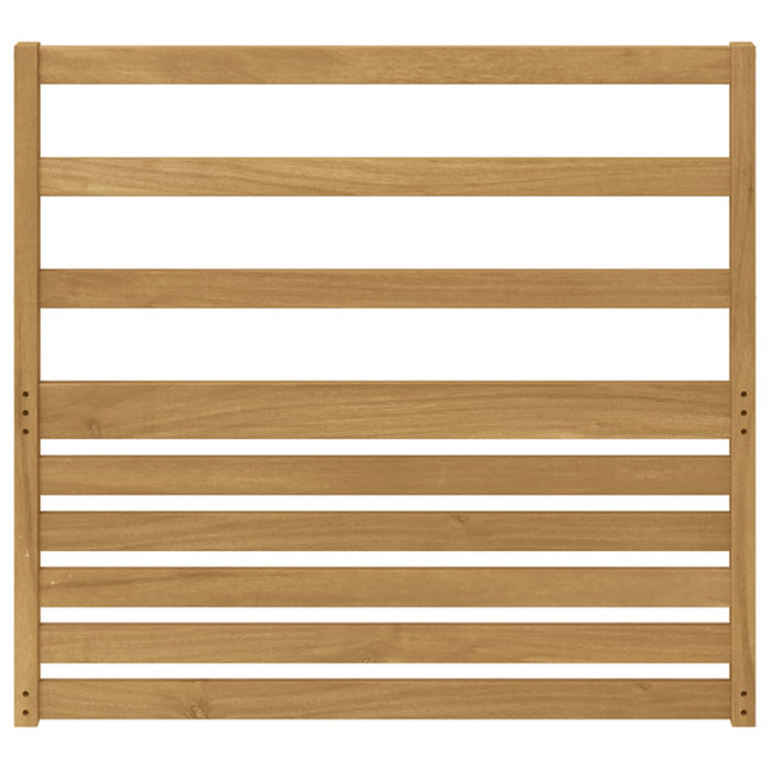 Modul Cotieră 2 pcs Alb 79 x 4 x 73 cm Lemn Solid de Acacia WALTI