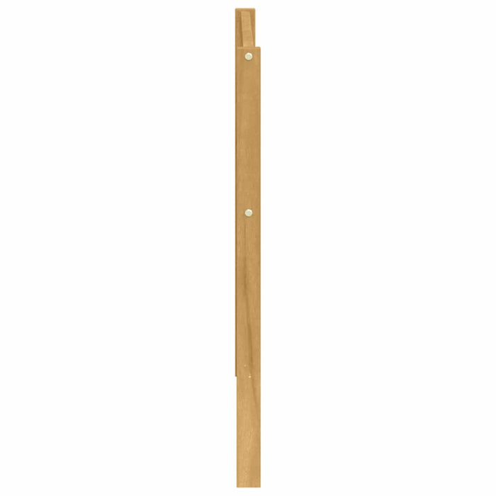 Modul Cotieră 2 pcs Alb 79 x 4 x 73 cm Lemn Solid de Acacia WALTI