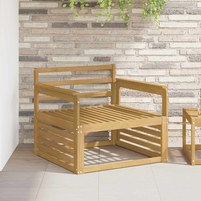 Modul cotiere 2 pcs Alb 79 x 6 x 61 cm Lemn Solid de Acacia WALTI