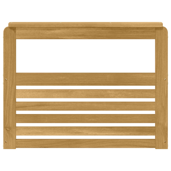 Modul cotiere 2 pcs Alb 79 x 6 x 61 cm Lemn Solid de Acacia WALTI