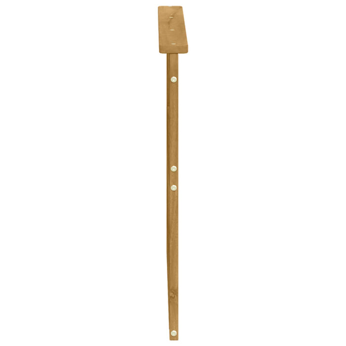 Modul cotiere 2 pcs Alb 79 x 6 x 61 cm Lemn Solid de Acacia WALTI