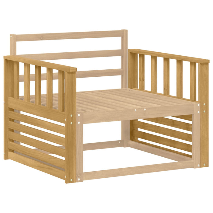 Modul cotiere 2 pcs Alb 80 x 6 x 61 cm Lemn Solid de Acacia WALTI