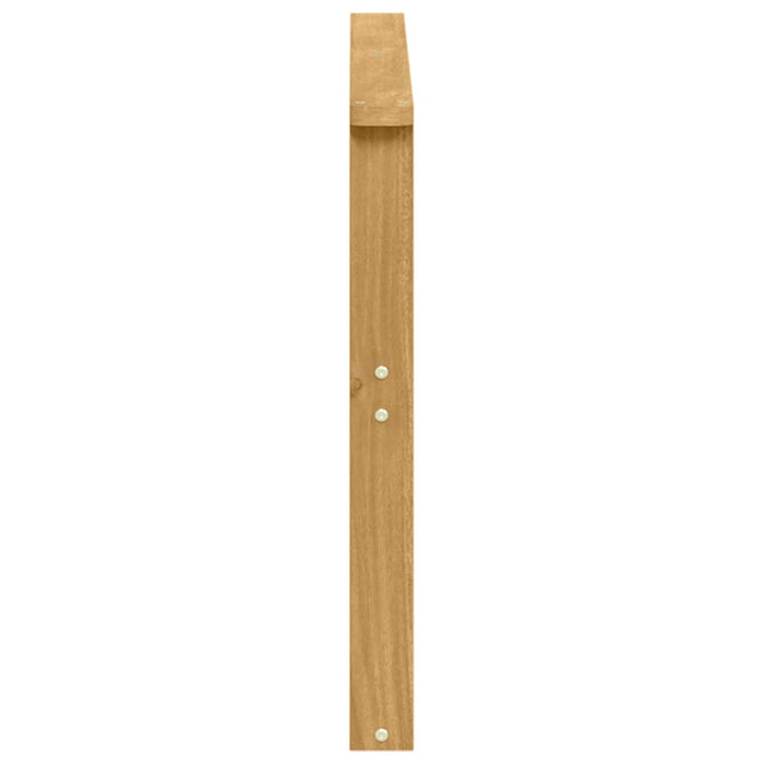 Modul cotiere 2 pcs Alb 80 x 6 x 61 cm Lemn Solid de Acacia WALTI