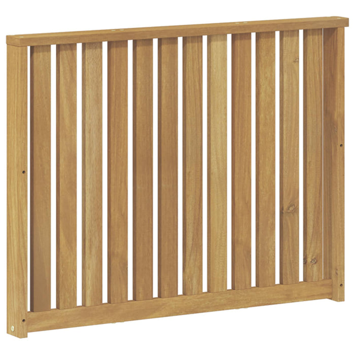 Modul cotiere 2 pcs Alb 80 x 6 x 61 cm Lemn Solid de Acacia WALTI