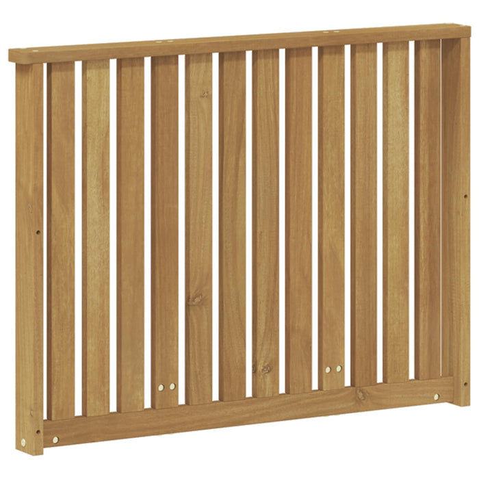 Modul cotiere 2 pcs Alb 80 x 6 x 61 cm Lemn Solid de Acacia WALTI