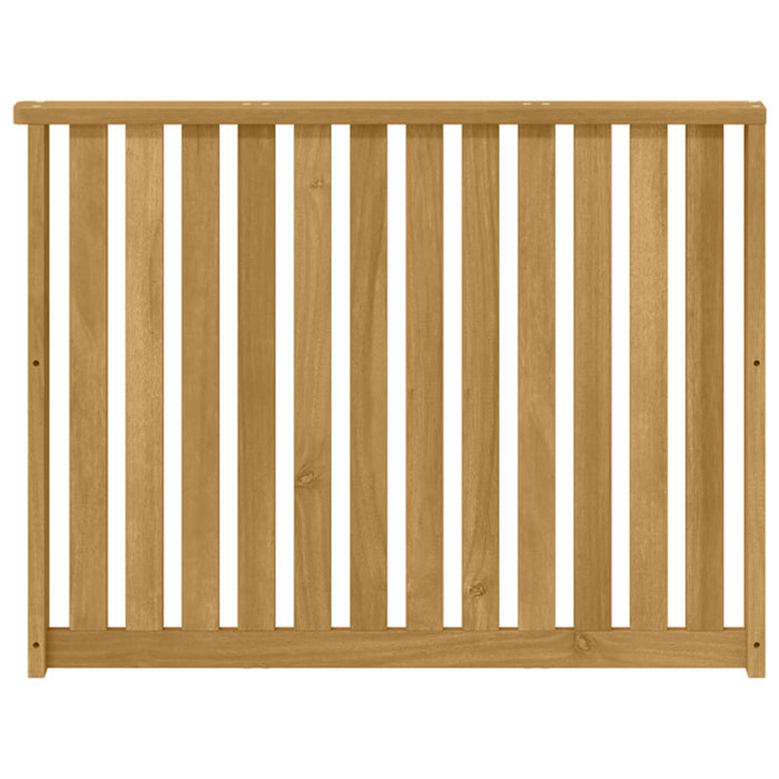 Modul cotiere 2 pcs Alb 80 x 6 x 61 cm Lemn Solid de Acacia WALTI