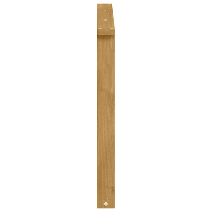 Modul cotiere 2 pcs Alb 80 x 6 x 61 cm Lemn Solid de Acacia WALTI