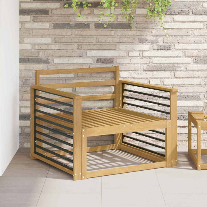 Modul cotiere 2 pcs Alb 80 x 6 x 61 cm Lemn Solid de Acacia WALTI