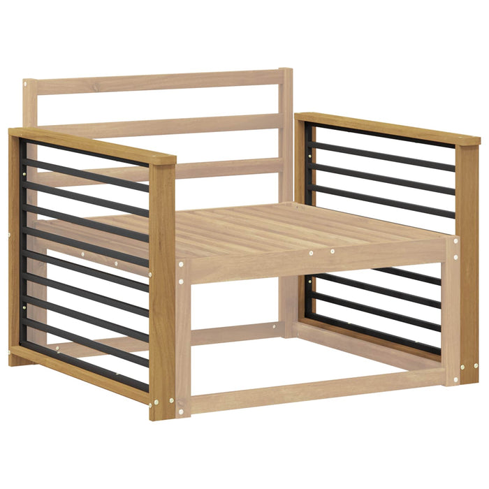 Modul cotiere 2 pcs Alb 80 x 6 x 61 cm Lemn Solid de Acacia WALTI