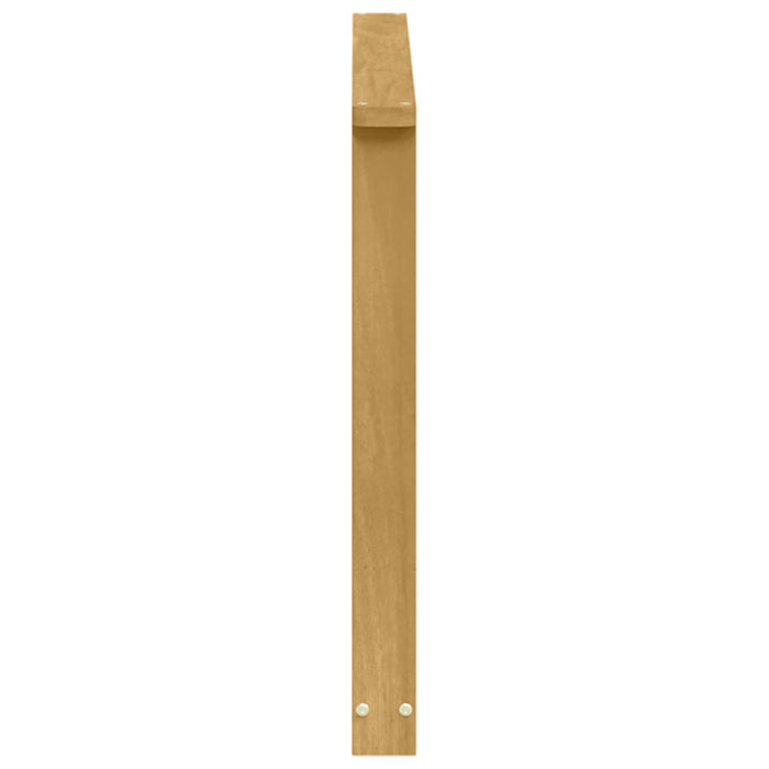Modul cotiere 2 pcs Alb 80 x 6 x 61 cm Lemn Solid de Acacia WALTI