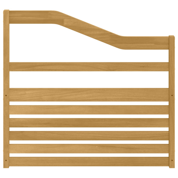 Modul brațe 2 pcs Alb 79 x 4 x 73 cm Lemn Solid de Acacia WALTI