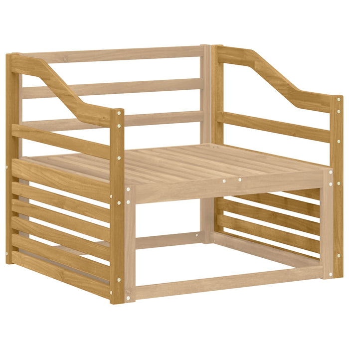 Modul brațe 2 pcs Alb 79 x 4 x 73 cm Lemn Solid de Acacia WALTI