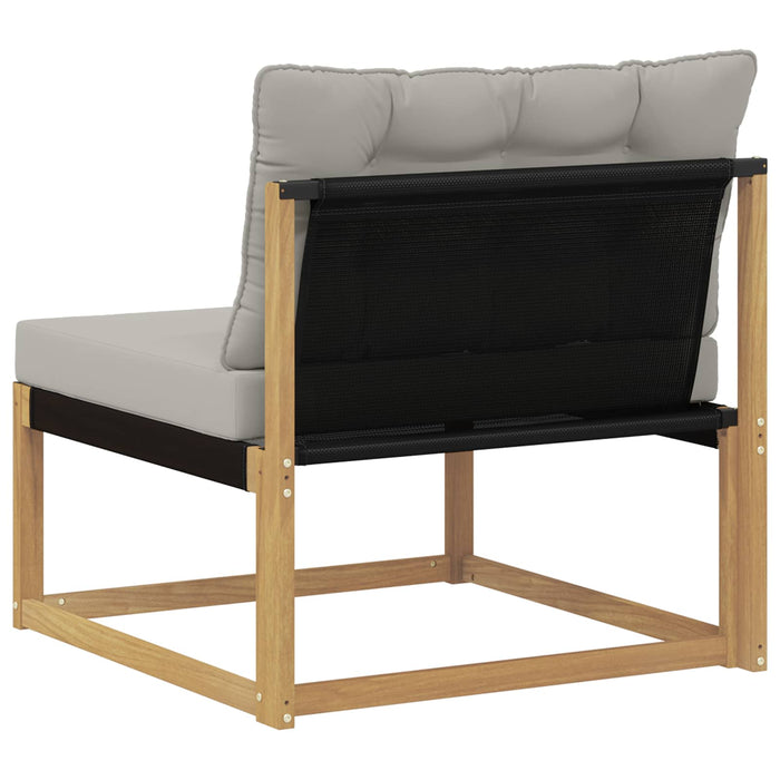 Canapea Medie pentru Exterior cu pernă Alb 79 x 83 x 73 cm oțel WALTI