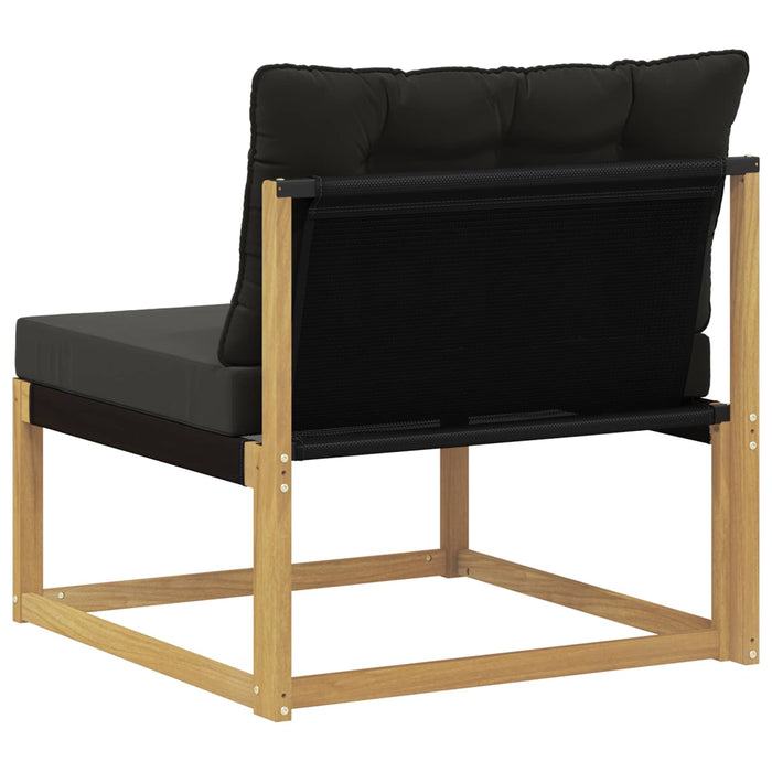 Canapea Medie pentru Exterior cu pernă Alb 79 x 83 x 73 cm oțel - WALTI WALTI