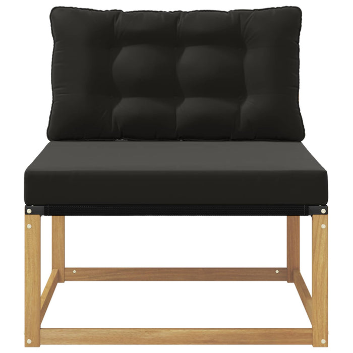 Canapea Medie pentru Exterior cu pernă Alb 79 x 83 x 73 cm oțel - WALTI WALTI