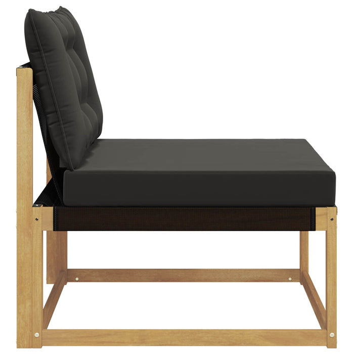 Canapea Medie pentru Exterior cu pernă Alb 79 x 83 x 73 cm oțel - WALTI WALTI