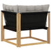 Sofa Colțar pentru Exterior Lemn solid de Acacia și Textilene - WALTI WALTI