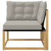 Sofa Colțar pentru Exterior Lemn solid de Acacia și Textilene - WALTI WALTI
