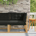 Sofa Colțar pentru Exterior Lemn solid de Acacia și Textilene - WALTI WALTI