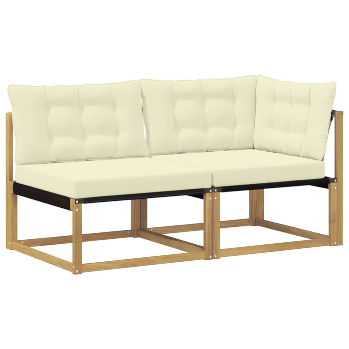 Unități de canapea sectională cu pernă Alb 162,5 x 83 x 73 cm - WALTI WALTI
