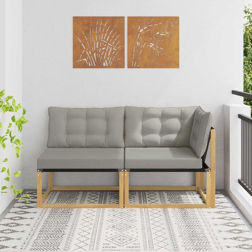 Unități de canapea sectională cu pernă Alb 162,5 x 83 x 73 cm - WALTI WALTI