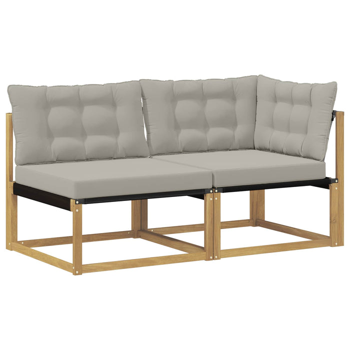 Unități de canapea sectională cu pernă Alb 162,5 x 83 x 73 cm - WALTI WALTI