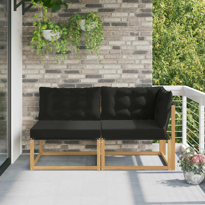 Unități de canapea sectională cu pernă Alb 162,5 x 83 x 73 cm - WALTI WALTI